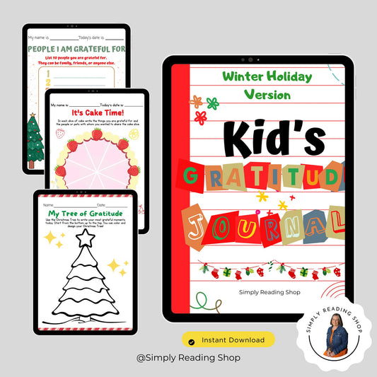 Kids Winter Holiday Gratitude Journal