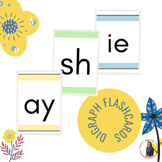 Digraph & Vowel Team Flashcards